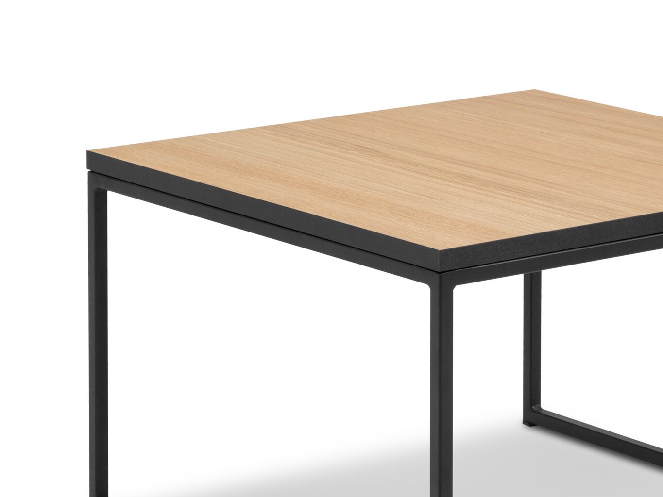 Sohvapöytä Micadoni Home Veld, 54x34 cm, ruskea/musta hinta ja tiedot | Sohvapöydät | hobbyhall.fi