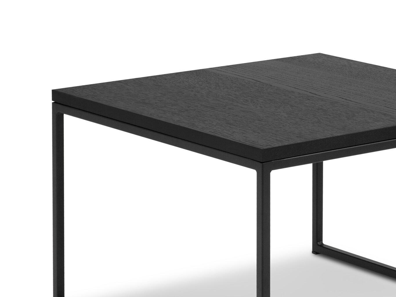 Sohvapöytä Micadoni Home Veld, 54x34 cm, musta hinta ja tiedot | Sohvapöydät | hobbyhall.fi