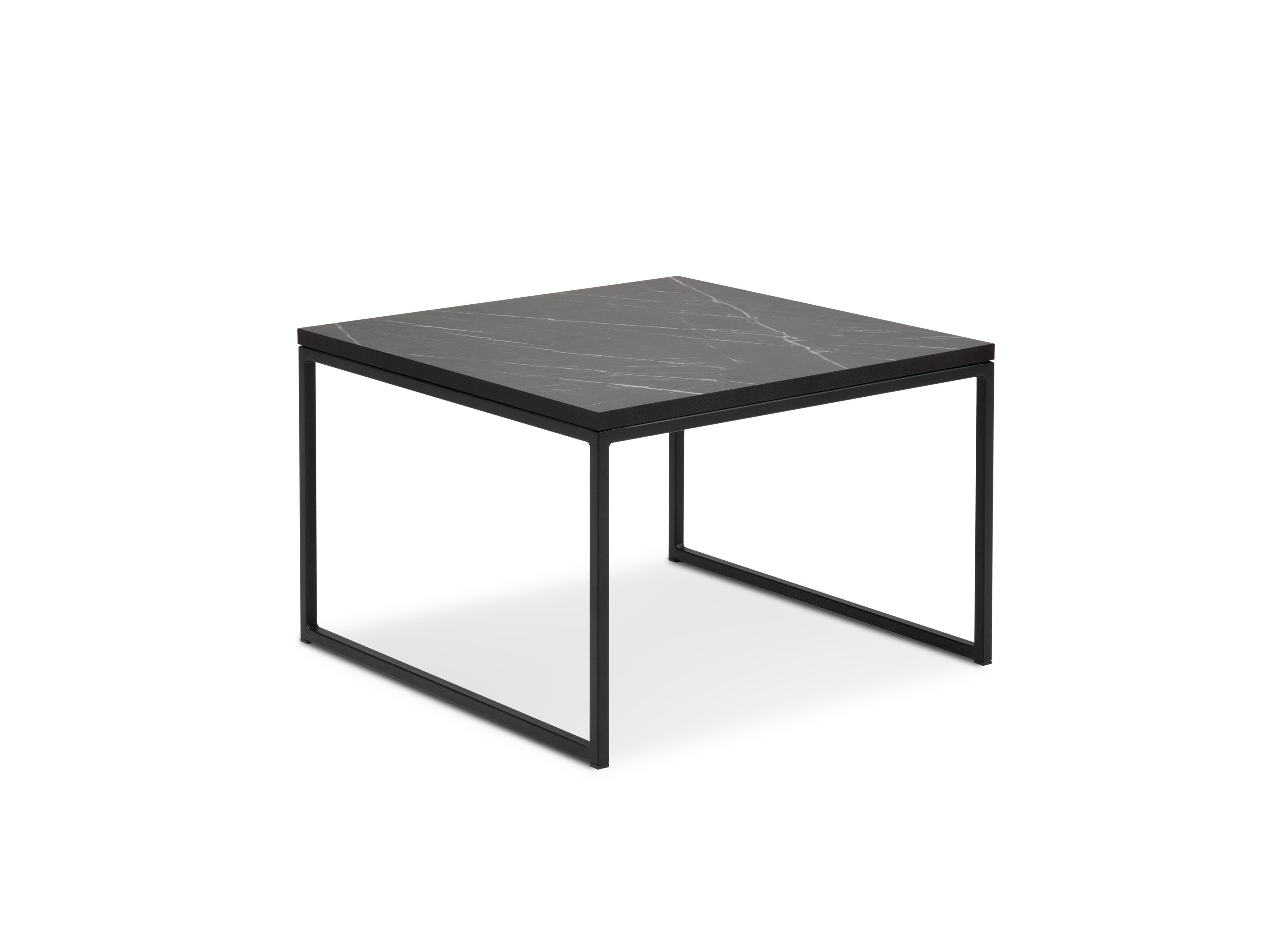 Sohvapöytä Micadoni Home Veld, 54x34 cm, harmaa/musta hinta 