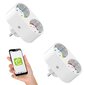 Älykäs kaksoispistoke WiFi Gosund SP211-2pack 3500W hinta ja tiedot | Kytkimet ja pistorasiat | hobbyhall.fi