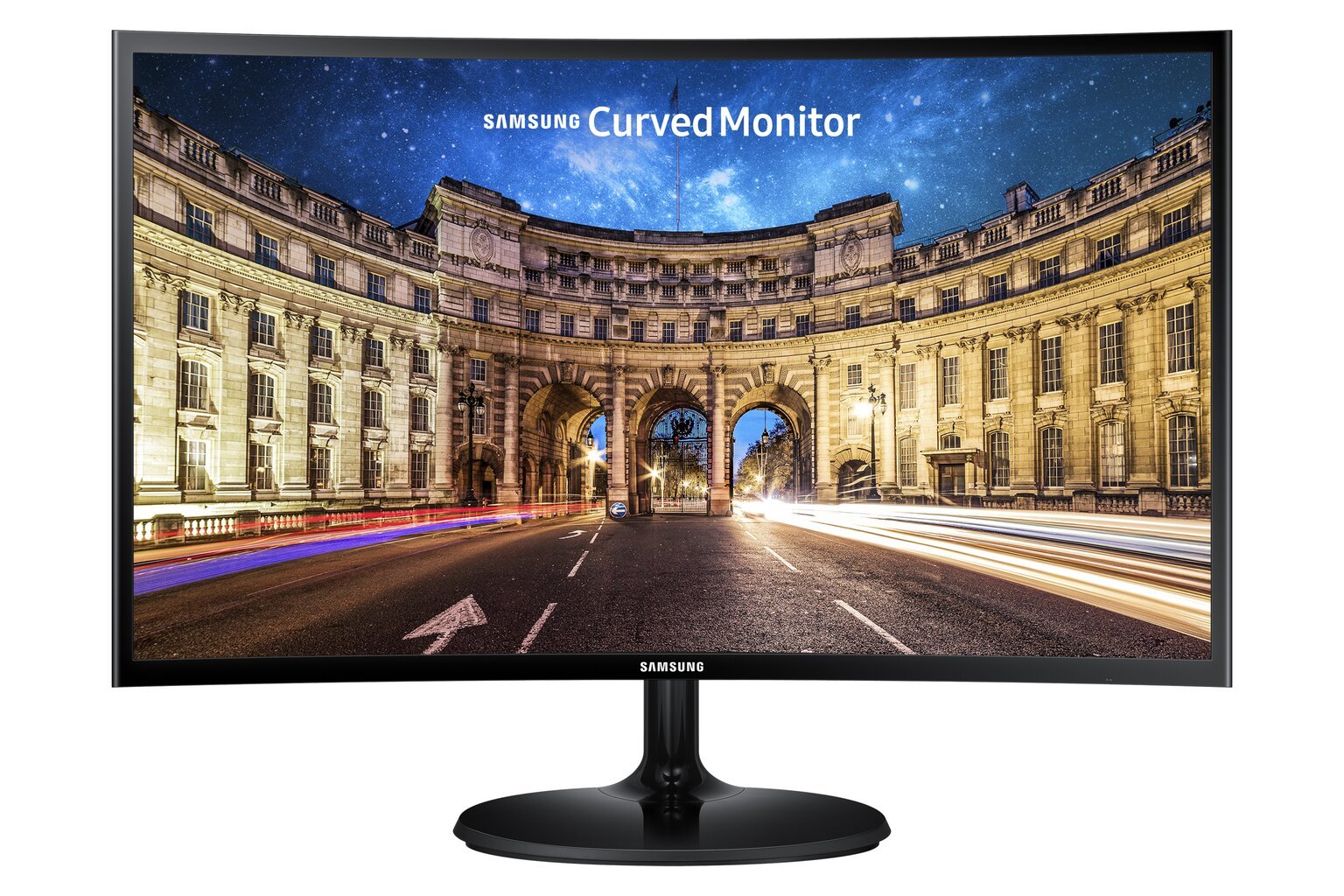 Samsung 24" kaareva Full HD näyttö LC24F390FHRXEN hinta ja tiedot | Näytöt | hobbyhall.fi