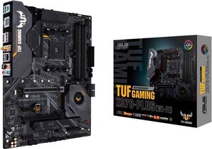 Asus TUF Gaming X570-Plus (WI-FI) hinta ja tiedot | Emolevyt | hobbyhall.fi