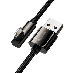 Cable Baseus USB - Lightning Legend -sarja, 2,4 A, 1 m, musta hinta ja tiedot | Puhelinkaapelit | hobbyhall.fi