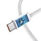 USB-C-kaapeli USB-C-alustaan, 100 W, 1 m (valkoinen) hinta ja tiedot | Puhelinkaapelit | hobbyhall.fi