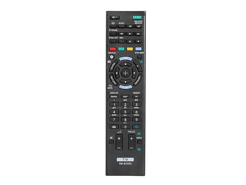 HQ LXP052 TV remote control SONY RM-ED052 Black hinta ja tiedot | TV-lisätarvikkeet | hobbyhall.fi