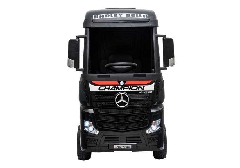 Mercedes Actros lasten sähköauto, musta hinta ja tiedot | Lasten sähköautot | hobbyhall.fi