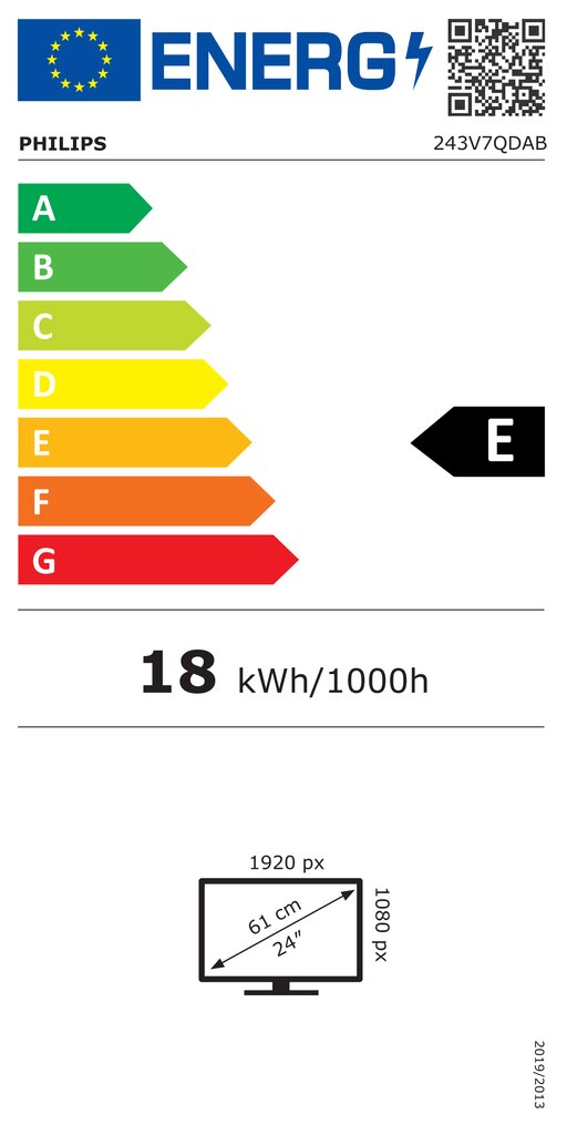 Philips 243V7QDAB/00 hinta ja tiedot | Näytöt | hobbyhall.fi