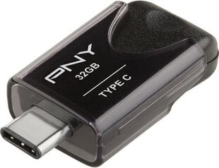 Flash USB 3.0 Type-C 32GB PNY Elite hinta ja tiedot | Muistitikut | hobbyhall.fi
