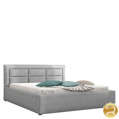 Sänky Clasic 140x200 cm sisäänvedettävällä sängynpohjalla, harmaa hinta ja tiedot | Sängyt | hobbyhall.fi
