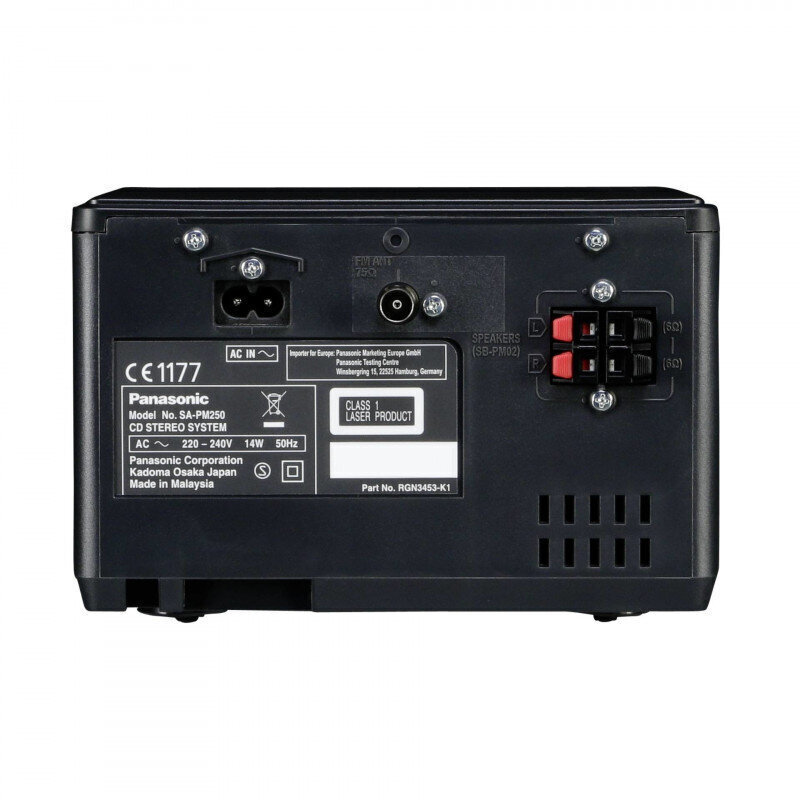 Panasonic SC-PM250EG-K hinta ja tiedot | Stereojärjestelmät | hobbyhall.fi