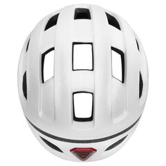 Pyöräilykypärä Spokey Pointer Speed, LED-valolla, valkoinen hinta ja tiedot | Kypärät | hobbyhall.fi