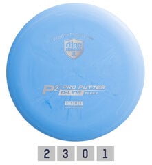 Frisbeegolfin kiekko Putter D-LINE P2 FLEX 2 sininen hinta ja tiedot | Frisbeegolf | hobbyhall.fi