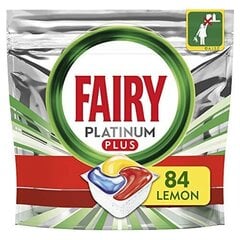 Keiju Platinum Plus Kaikki yhdessä astianpesukonetabletissa Sitruuna, 84 tablettia hinta ja tiedot | Fairy Kodin puhdistusaineet ja siivoustarvikkeet | hobbyhall.fi