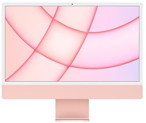 Apple iMac 24” M1 8/512GB Pink SWE MGPN3KS/A hinta ja tiedot | Pöytätietokoneet | hobbyhall.fi