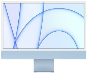 Apple iMac 24” 4.5K Retina, M1 8C CPU, 8C 8GB/512GB Blue RUS MGPL3RU/A hinta ja tiedot | Pöytätietokoneet | hobbyhall.fi