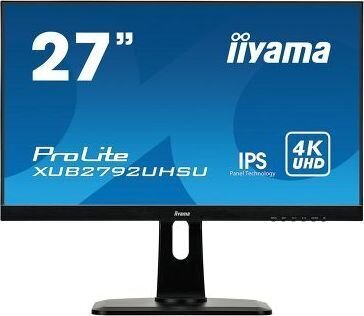 IIyama PLXUB2792UHSU-B1 UHD hinta ja tiedot | Näytöt | hobbyhall.fi