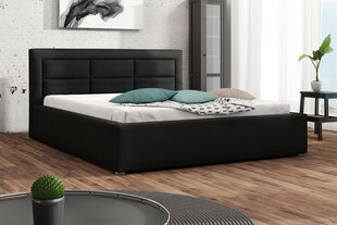Sänky Clasic 180x200 cm sisäänvedettävällä sängynpohjalla, musta hinta ja tiedot | Sängyt | hobbyhall.fi