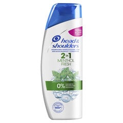 Head&Shoulders Menthol 2in1 hilseenestoshampoo 360 ml hinta ja tiedot | Shampoot | hobbyhall.fi