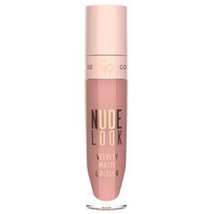 Nestemäinen huulipuna Golden Rose Nude Look Velvety Matte 5,5 ml, 03 Rosy Nude hinta ja tiedot | Huulipunat, huulikiillot ja huulirasvat | hobbyhall.fi