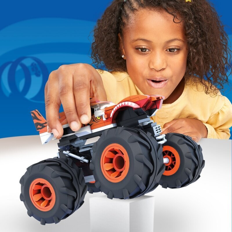 Rakennuspeli Tiger Shark/Tiikerihai Mega Construx Hot Wheels, GVM26 hinta ja tiedot | LEGOT ja rakennuslelut | hobbyhall.fi