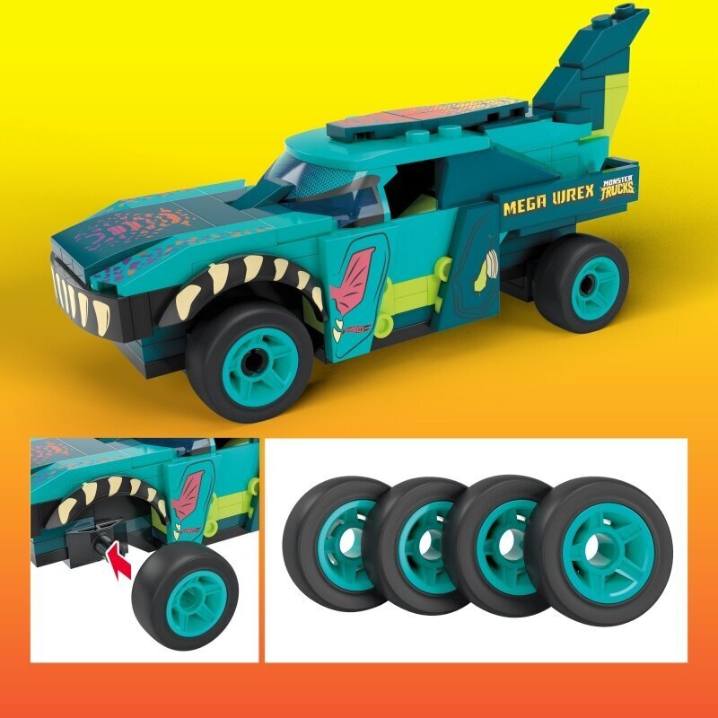 Rakennuspeli Shark/ Hai Mega Construx Hot Wheels, HDJ95 hinta ja tiedot | LEGOT ja rakennuslelut | hobbyhall.fi