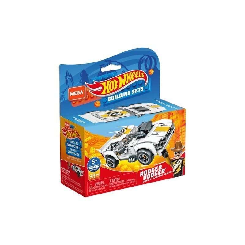 Rakennuspeli Kilpa-ajaja / Racer Mega Construx Hot Wheels, GVM28 hinta ja tiedot | LEGOT ja rakennuslelut | hobbyhall.fi