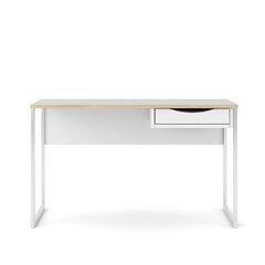 Kirjoituspöytä Tvilum Function Plus 130, valkoinen/ruskea hinta ja tiedot | Tietokonepöydät ja työpöydät | hobbyhall.fi