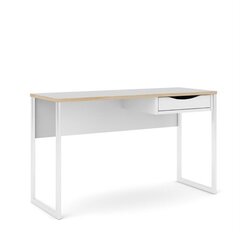 Kirjoituspöytä Tvilum Function Plus 130, valkoinen/ruskea hinta ja tiedot | Tvilum Toimistokalusteet | hobbyhall.fi