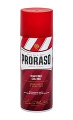 Proraso Red kosteuttava partavaahto 400 ml hinta ja tiedot | Parranajo ja karvanpoisto | hobbyhall.fi