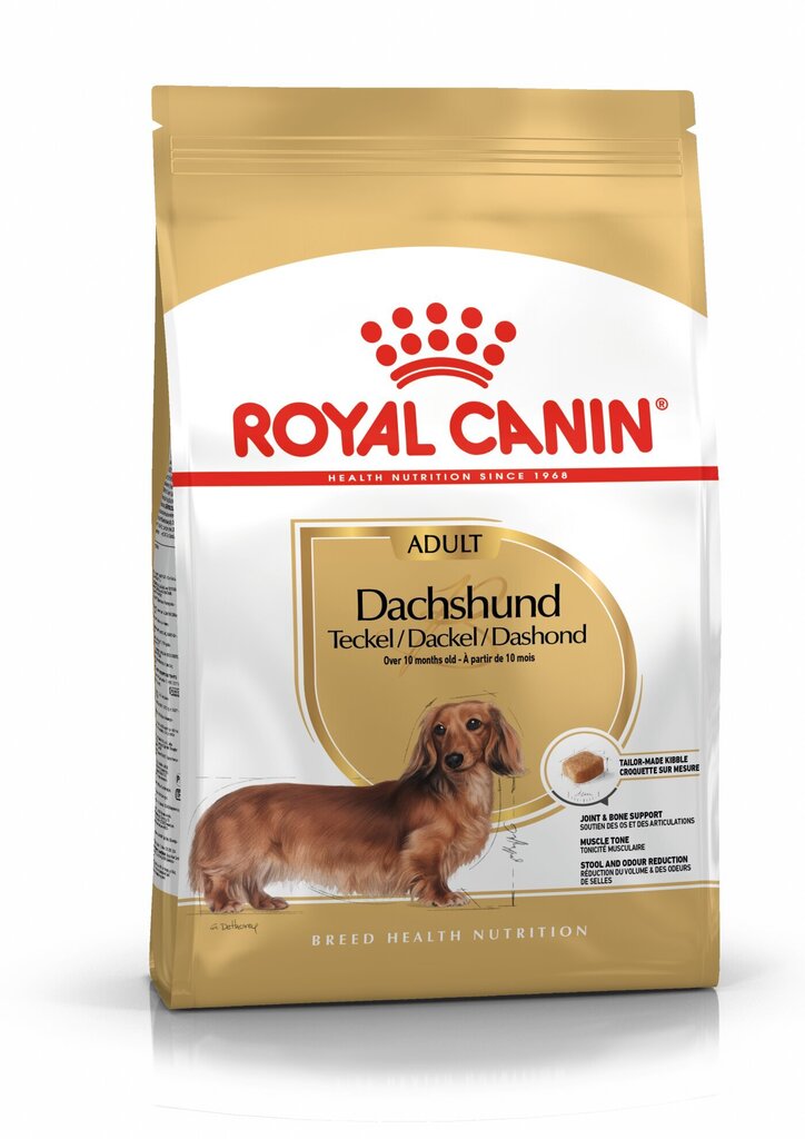 ROYAL CANIN kuivaruoka Dachshund adult, 7,5 kg hinta ja tiedot | Koiran kuivaruoka | hobbyhall.fi