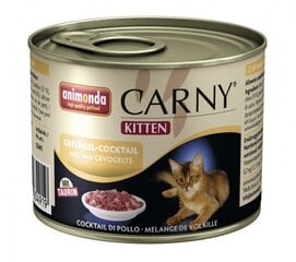 CARNY KITTEN eri siipikarjalla, 200 g. hinta ja tiedot | Kissanruoka | hobbyhall.fi