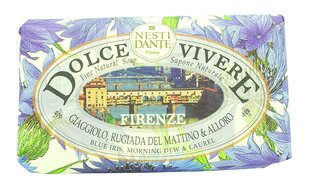 Luonnonsaippua Nesti Dante Dolce Vivere Blue Iris, Morning Dew & Laurel 250 g hinta ja tiedot | Nesti Dante Hajuvedet ja kosmetiikka | hobbyhall.fi