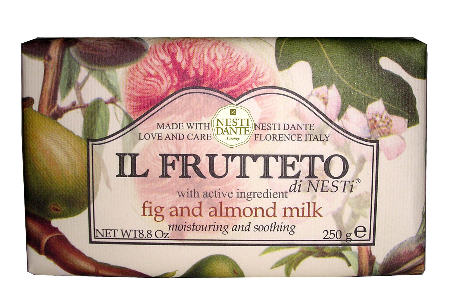 Luonnonsaippua Nesti Dante Il Frutteto Fig And Almond Milk 250 g hinta ja tiedot | Saippuat | hobbyhall.fi