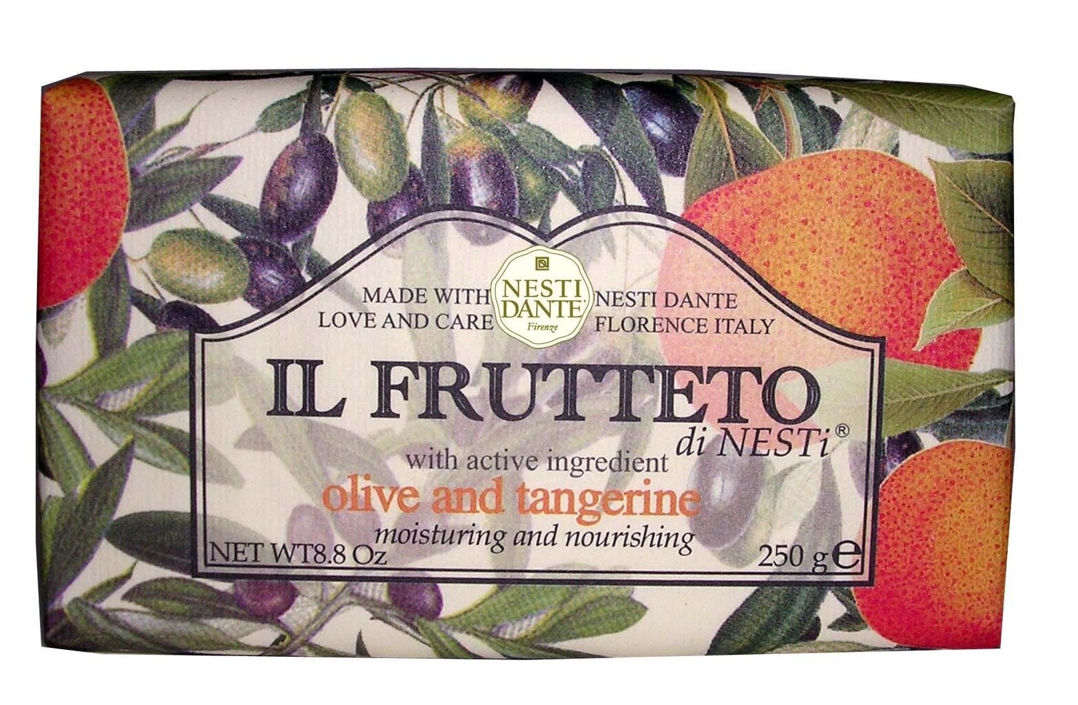Luonnonsaippua Nesti Dante Il Frutteto Olive And Tangerine 250 g hinta ja tiedot | Saippuat | hobbyhall.fi