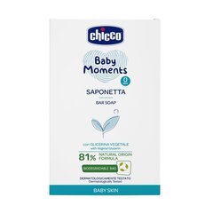 CHICCO Soap Baby Moments 100 g hinta ja tiedot | Lasten ja äitiysajan kosmetiikka | hobbyhall.fi