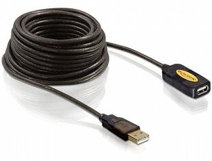 Delock kaapeli A-A M/F, USB 2.0 -laajennus, 5m hinta ja tiedot | Kaapelit ja adapterit | hobbyhall.fi