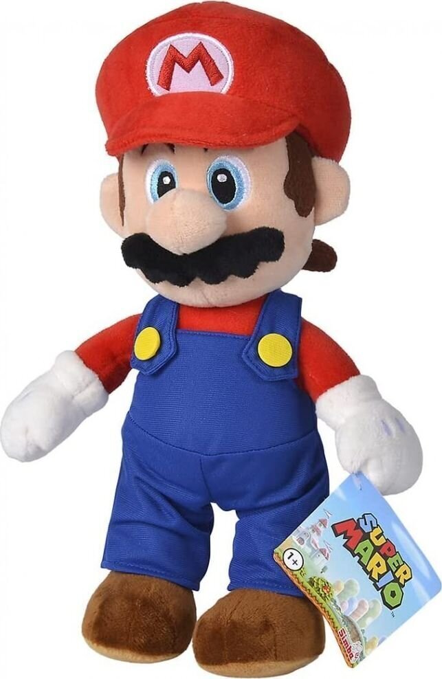 Super Mario muhkea maskotti 30 cm hinta ja tiedot | Pehmolelut | hobbyhall.fi