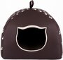 Hobbydog Igloo -pesä 38x38x30 cm, ruskea hinta ja tiedot | Pedit ja pesät | hobbyhall.fi