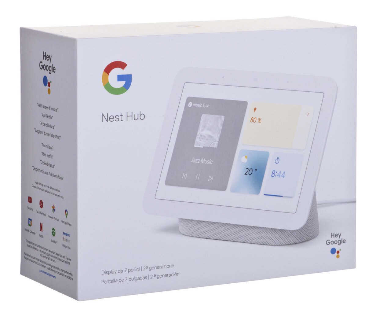 Google Nest Hub 2 Grigio Chiaro hinta ja tiedot | Kaiuttimet | hobbyhall.fi