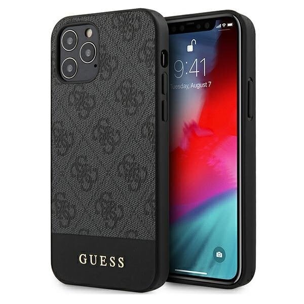 Puhelinkuori Guess GUHCP12MG4GLGR iPhone 12/12 Pro 6.1". hinta ja tiedot | Puhelimen kuoret ja kotelot | hobbyhall.fi