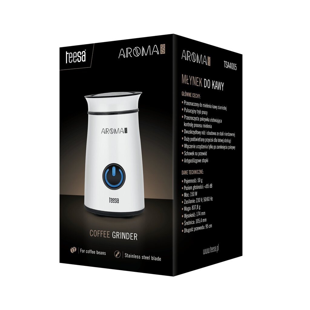 Teesa TSA 4005 Aroma G50 kahvimylly hinta ja tiedot | Kahvimyllyt | hobbyhall.fi