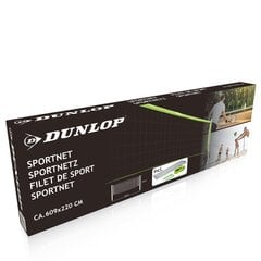 Sulkapallo/lentopalloverkko Dunlop, 609 x 220 cm hinta ja tiedot | Lentopalloverkot | hobbyhall.fi