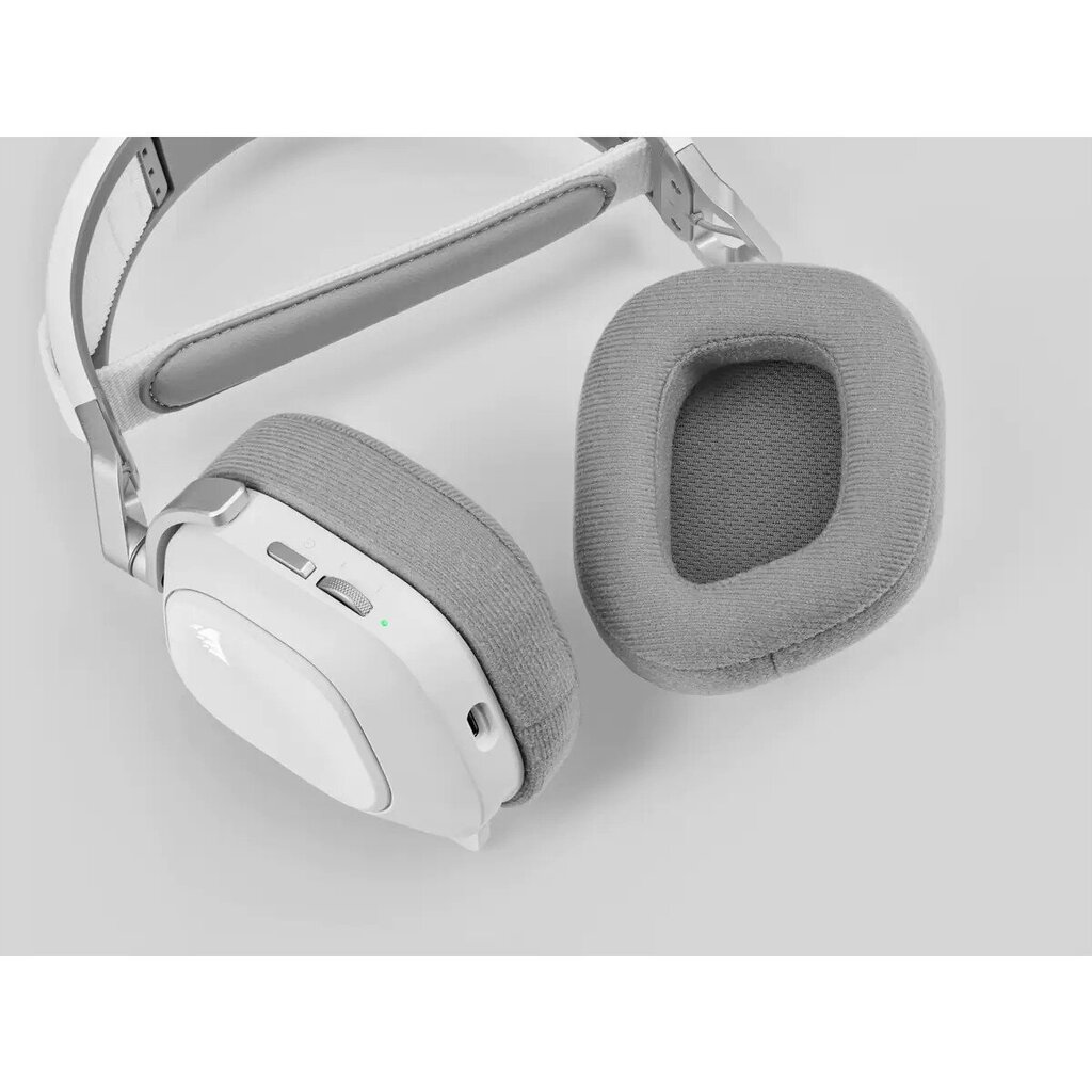 Corsair HS80 RGB -langattomat pelikuukolleet mikrofonilla, valkoinen hinta ja tiedot | Kuulokkeet | hobbyhall.fi