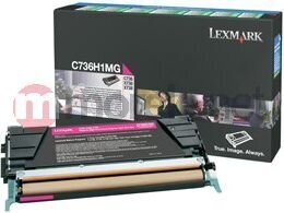 Lexmark - Optra C73x/X73x Magenta 10K C736H1MG hinta ja tiedot | Laserkasetit | hobbyhall.fi