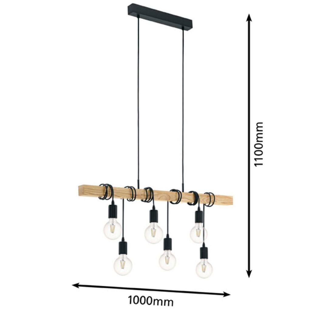 EGLO 95499 TOWNSHEND hinta ja tiedot | Riippuvalaisimet | hobbyhall.fi