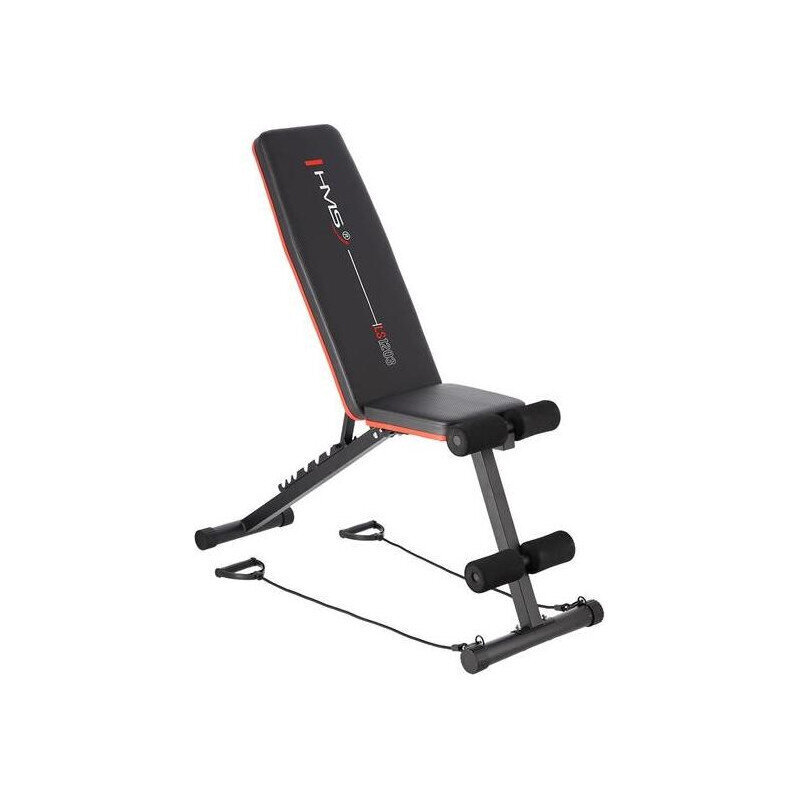 Taitettava harjoittelupenkki HMS LS1203 Barbell Bench hinta ja tiedot | Treenipenkit | hobbyhall.fi