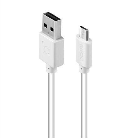 Micro USB-kaapeli ACME CB1011W, valkoinen, 1m hinta ja tiedot | Puhelinkaapelit | hobbyhall.fi