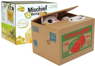 Säästöpossu kissanpentu laatikossa hinta ja tiedot | Kehittävät lelut | hobbyhall.fi