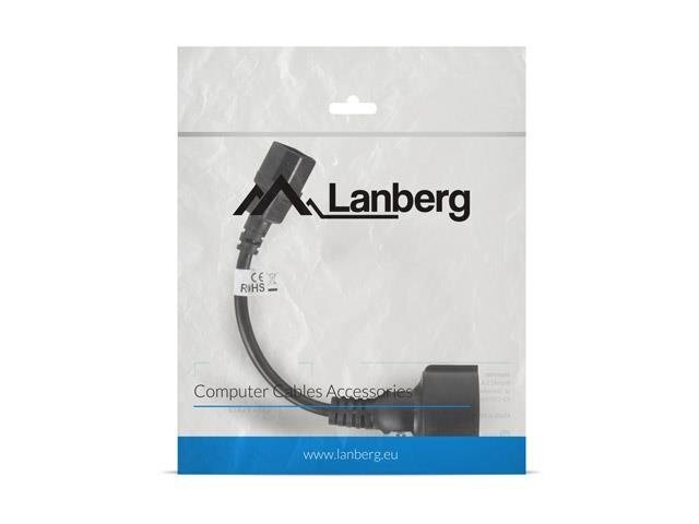 Lanberg CA C14E 10CC 0018 BK hinta ja tiedot | Adapterit | hobbyhall.fi