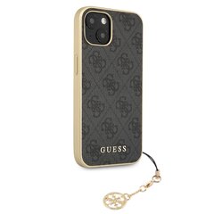 GUHCP13MGF4GGR Guess 4G Charms Cover for iPhone 13 Brown -kotelo hinta ja tiedot | Puhelimen kuoret ja kotelot | hobbyhall.fi